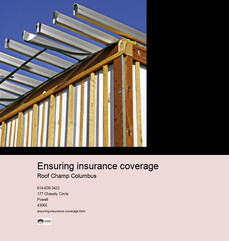 Ensuring insurance coverage